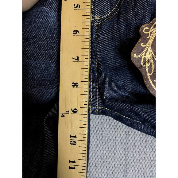 Kut From The Kloth Jeans Womens 6 32X34 Blue Splendid Bootcut Embroidered Tall - Picture 13 of 16